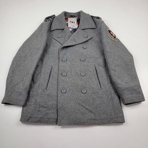 Scotch and Soda Wool Gray Double Breasted Coat Jacket 2XL